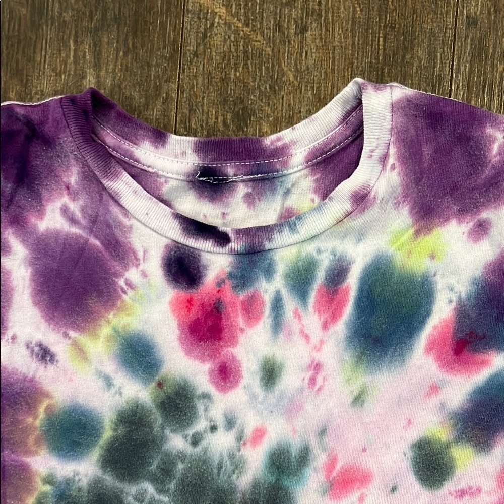 Vibrant Tie-Dye Kids T-Shirt - Picture 3 of 8